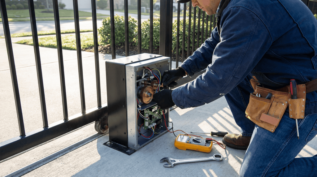 electric gate repair cost guide for 2025 1768928577604