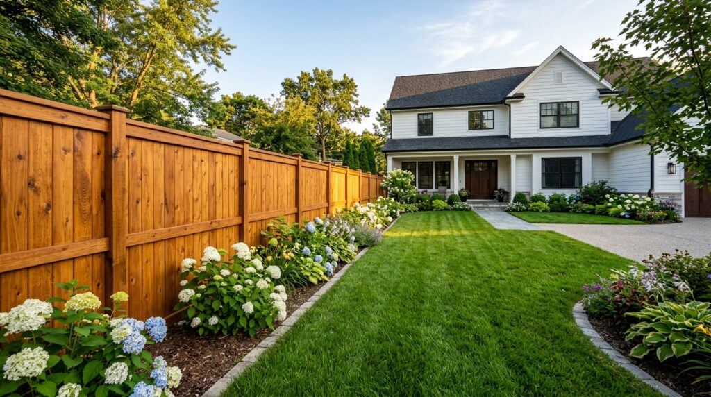 is fence staining worth it for your property value 1779206473684