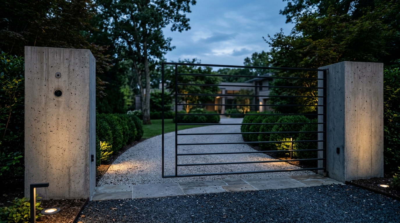 Minimalist Linear Silhouettes And Invisible Security