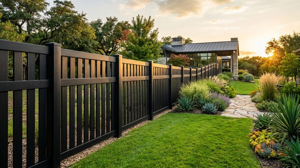 the modern edge of black vinyl fence benefits for 1780416074800