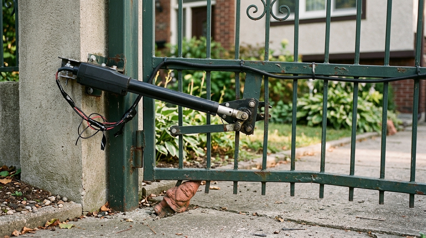 Residential Gate Opener Mistakes That Create Serious Safety Risks Automating Unsafe Gates And Hardware