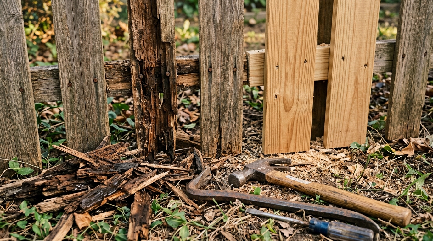 Conclusion For Wood Fence Rot Repair Decisions