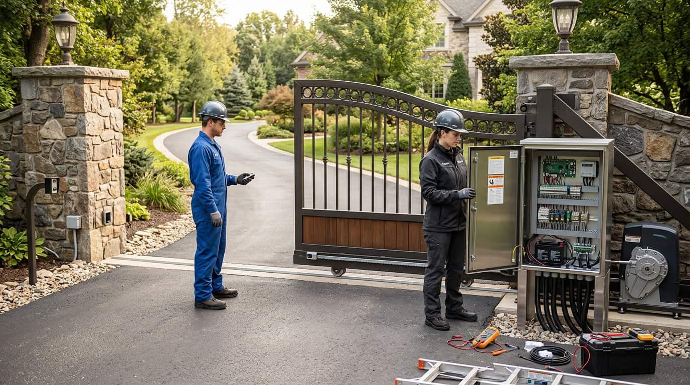 Estate Gate Installation Timeline: From Design To Commissioning Installation Automation And Commissioning