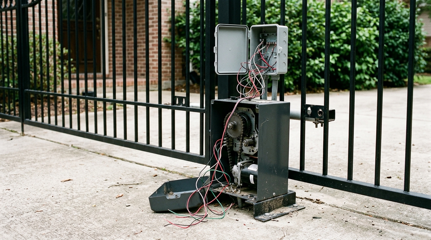 Residential Gate Opener Mistakes That Create Serious Safety Risks Skipping Sensors Controls And Wiring