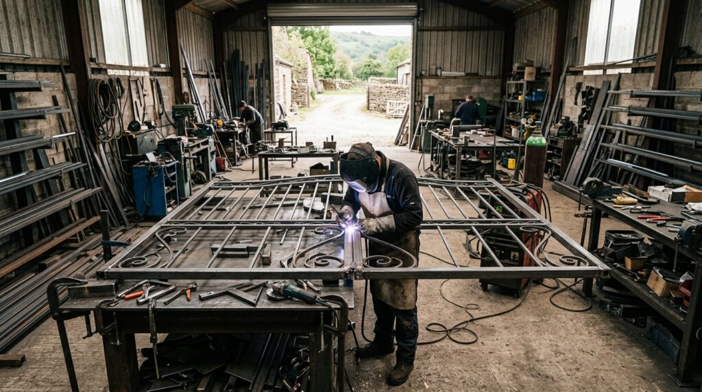 custom gate fabrication process from design to ins 1788278765303