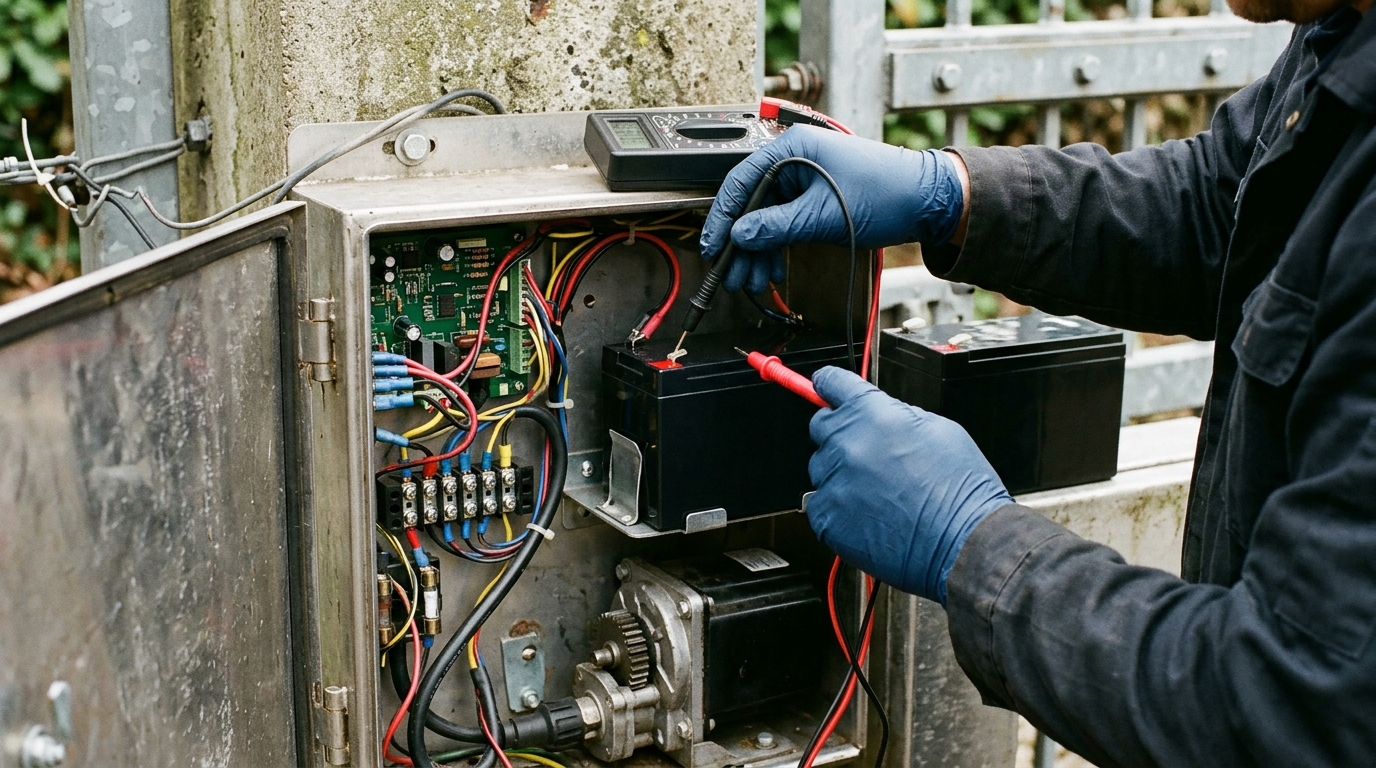 Gate Battery Testing And Replacement