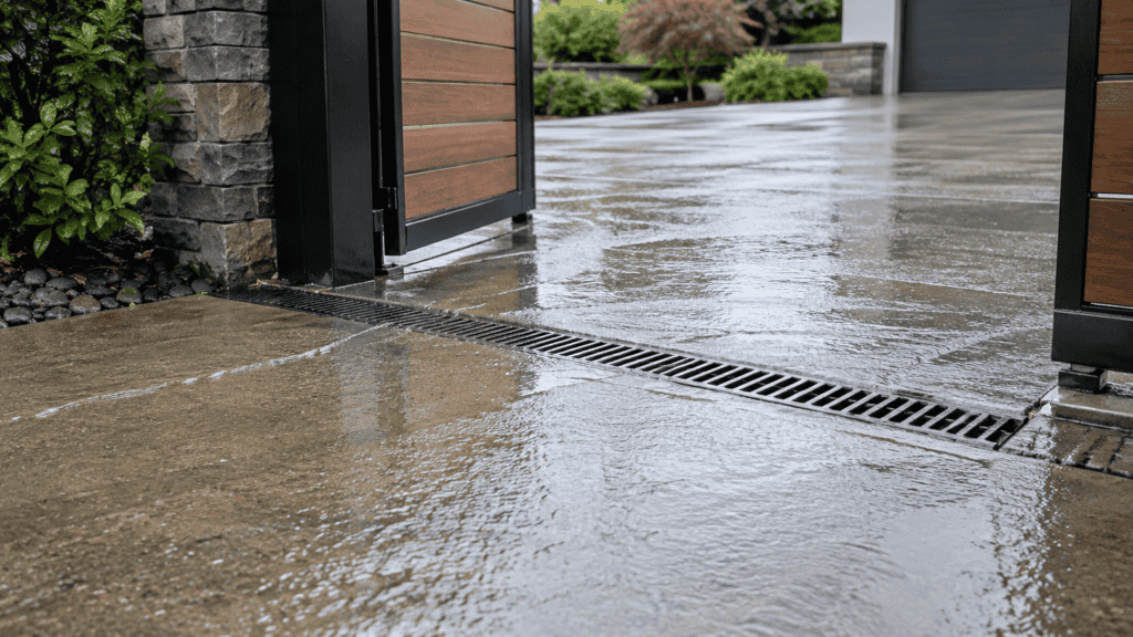 gate drainage solutions how to manage water around 1791296147246