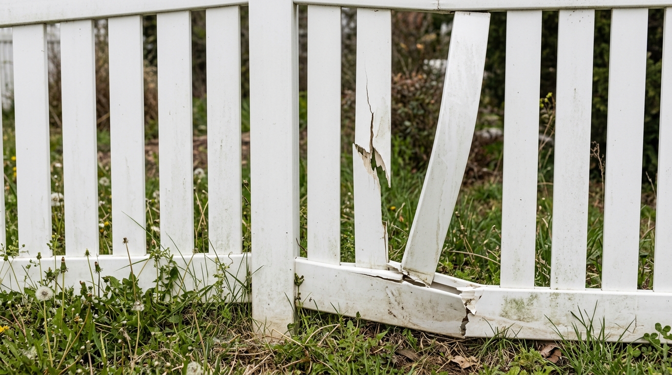 What Can Damage Vinyl Picket Fencing?